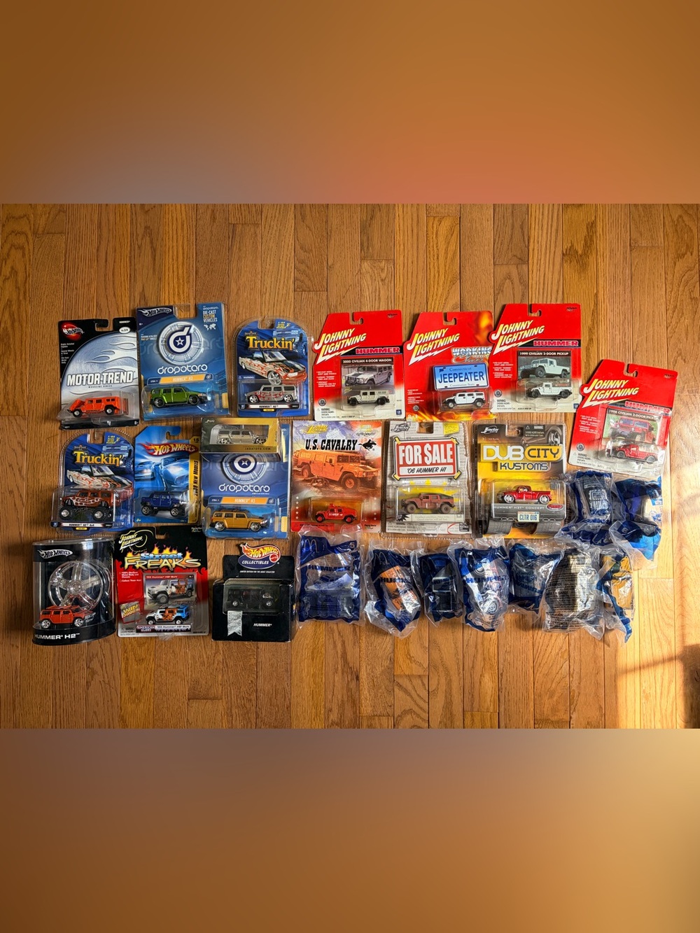 26 Pc Vintage Hummer Diecast Car Collection Johnny Lightning Hot Wheels Dub City